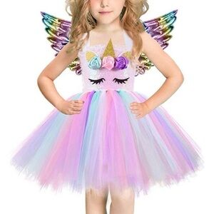 Rainbow Unicorn Costume for Kids